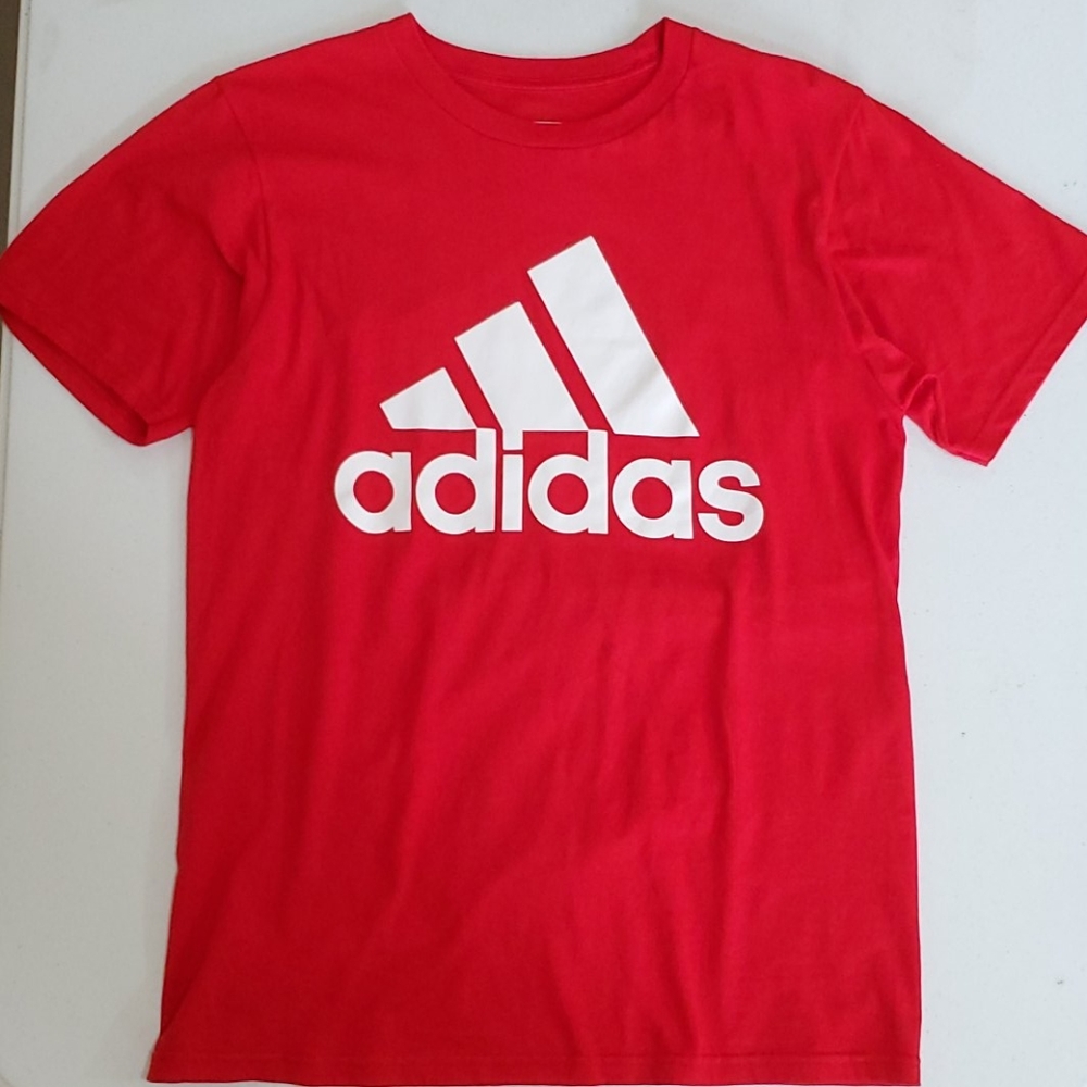 Red Adidas T-shirt